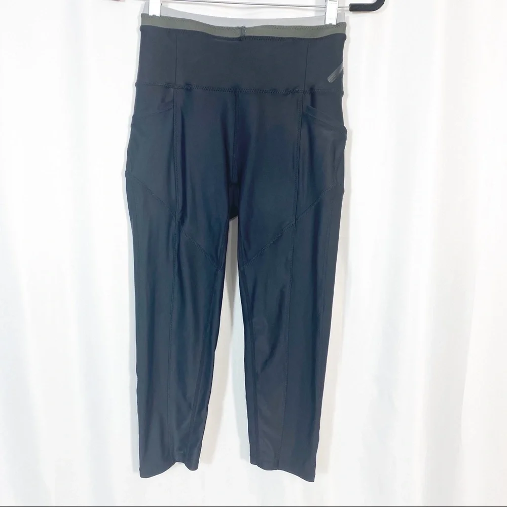 Free People Movement White Water Hybrid Leggings Black